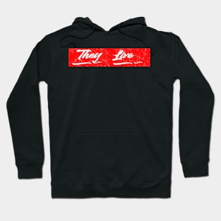 they live red vintage Hoodie